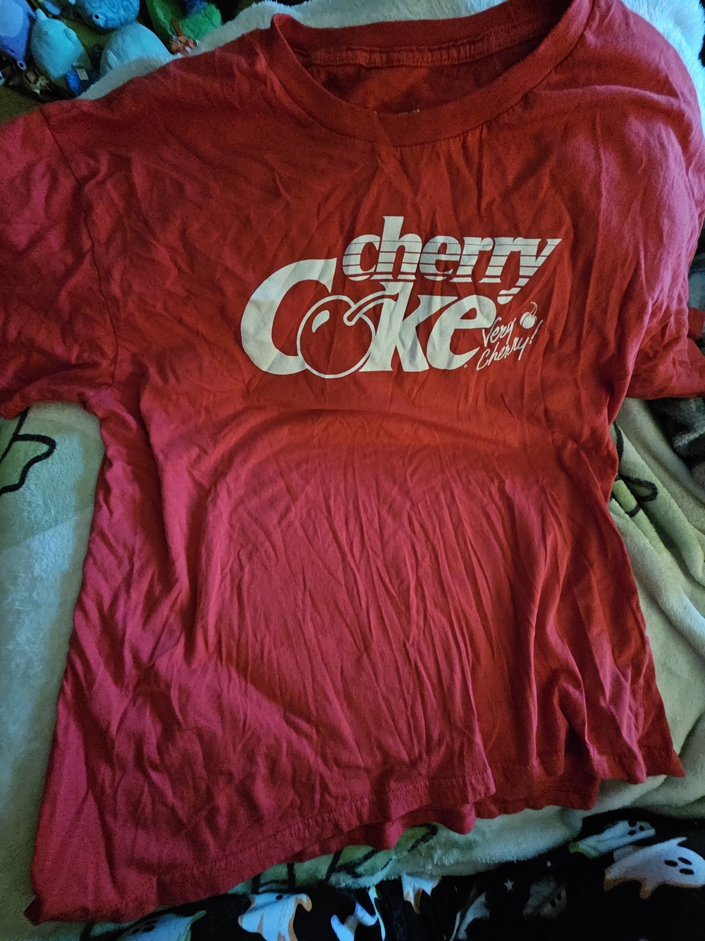 Coca Cola Cherry Coke Red Short Sleeve Graphic Tee